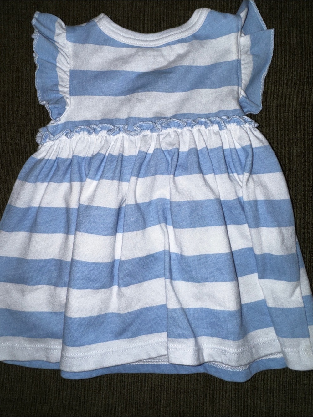 Assorted Girls' Dresses - Blue Stripe, Navy Floral, Rust, Pink - Picture 9 of 12